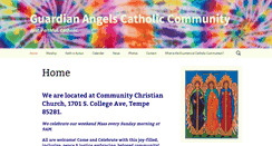 Desktop Screenshot of guardianangelscatholiccommunity.org